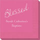 Expressive Script Blessed Napkins Image 3 of 5